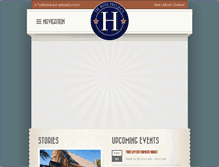 Tablet Screenshot of hussproject.com